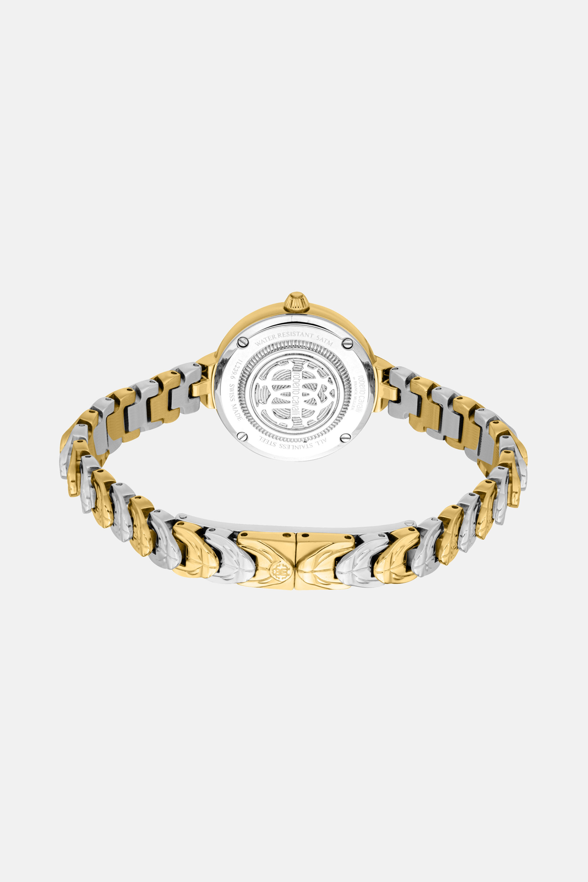 RC Roberto Cavalli by Frank Muller Logo watch Silber/Gold SALG22-IG166