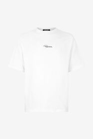 RC Cotton T-Shirt With Embroidered Logo White VRT62A-JD060