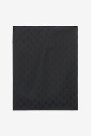 RC Black Stole With All-Over Mirror Snake Monogram NERO VKI004-RK010