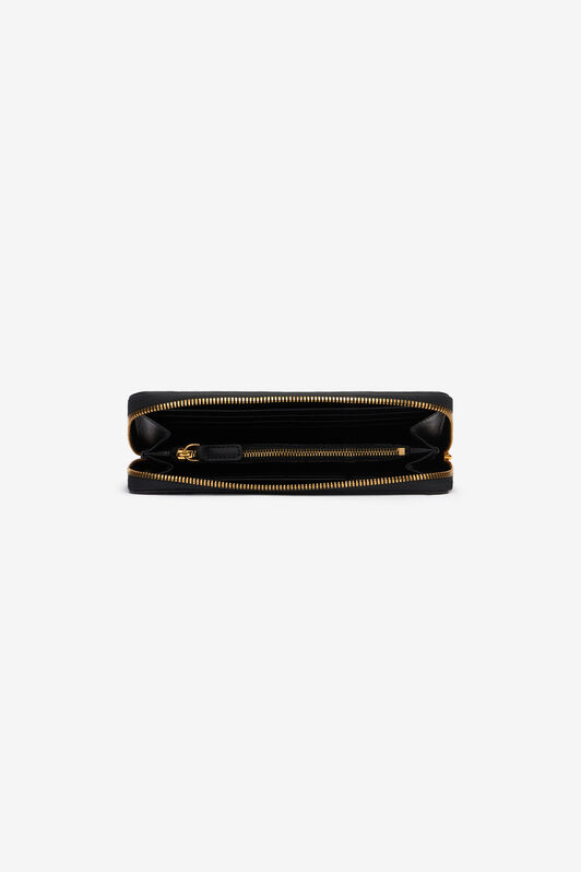 RC Cartera Con Cremallera De Piel Gofrada Morado TKA006-PZ02S