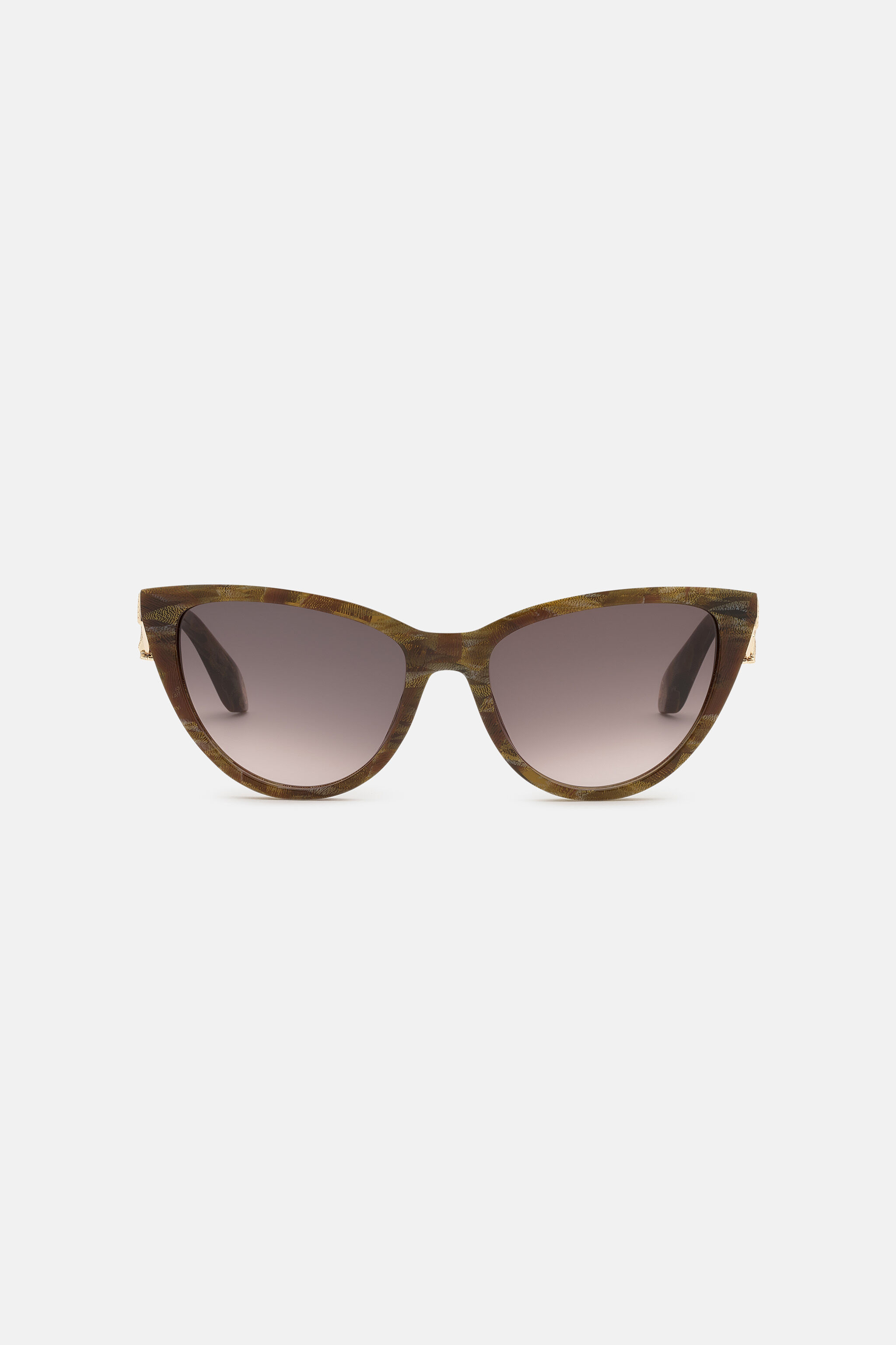 RC Cat-eye sunglasses BROWN STONE EFFECT VALD13-ID251