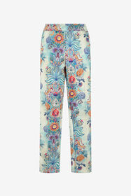 JC Tropical Garden Print Trousers 217 AZZURRO + 582 AR WFT001-WF002