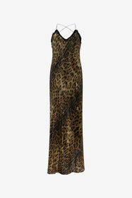 RC Jaguar-Print Dress NATURAL WKT102-VXQ71