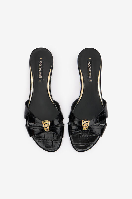 RC Slipper Mit Schmuckapplikation Schwarz VKS023-PZ579