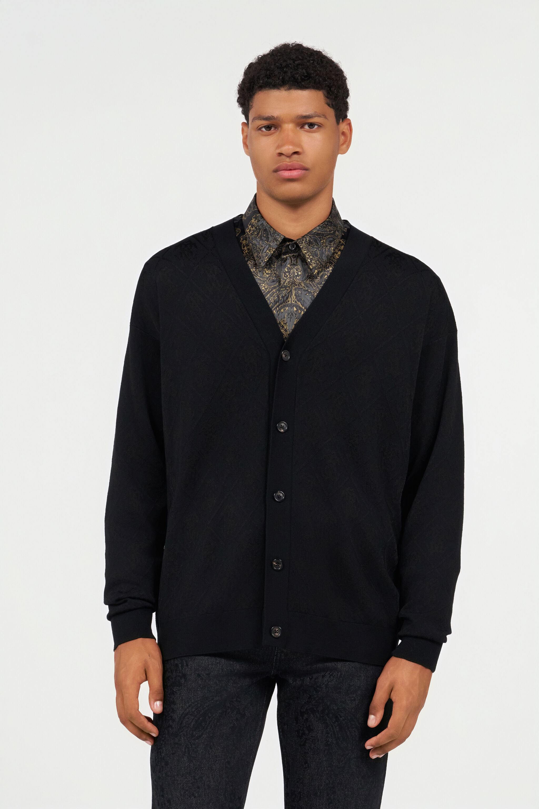 RC Cardigan à motif RC BLACK WRM908-MQ014