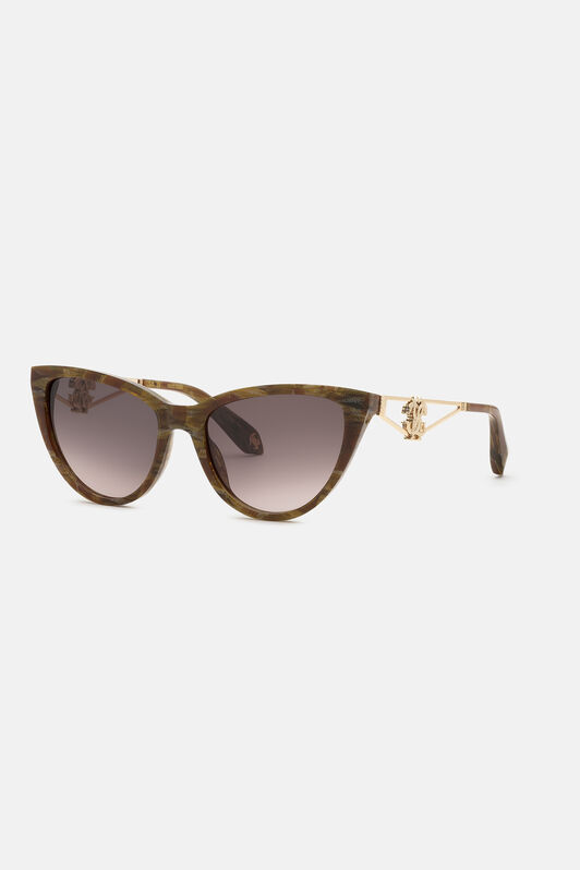 RC Cat-eye sunglasses BROWN STONE EFFECT VALD13-ID251