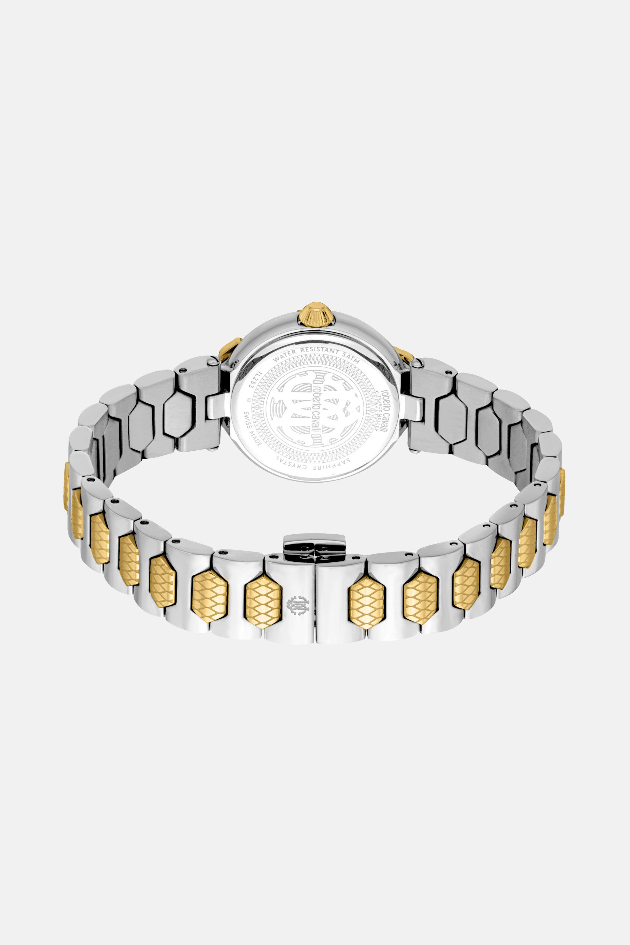 RC Roberto Cavalli by Frank Muller Snake Core watch Silber/Gold SALG25-IG169