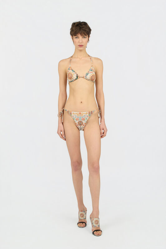 JC Bikini mit Persian-Tarot-Print 744 BEIGE + 217 AZZU WFM032-WF751