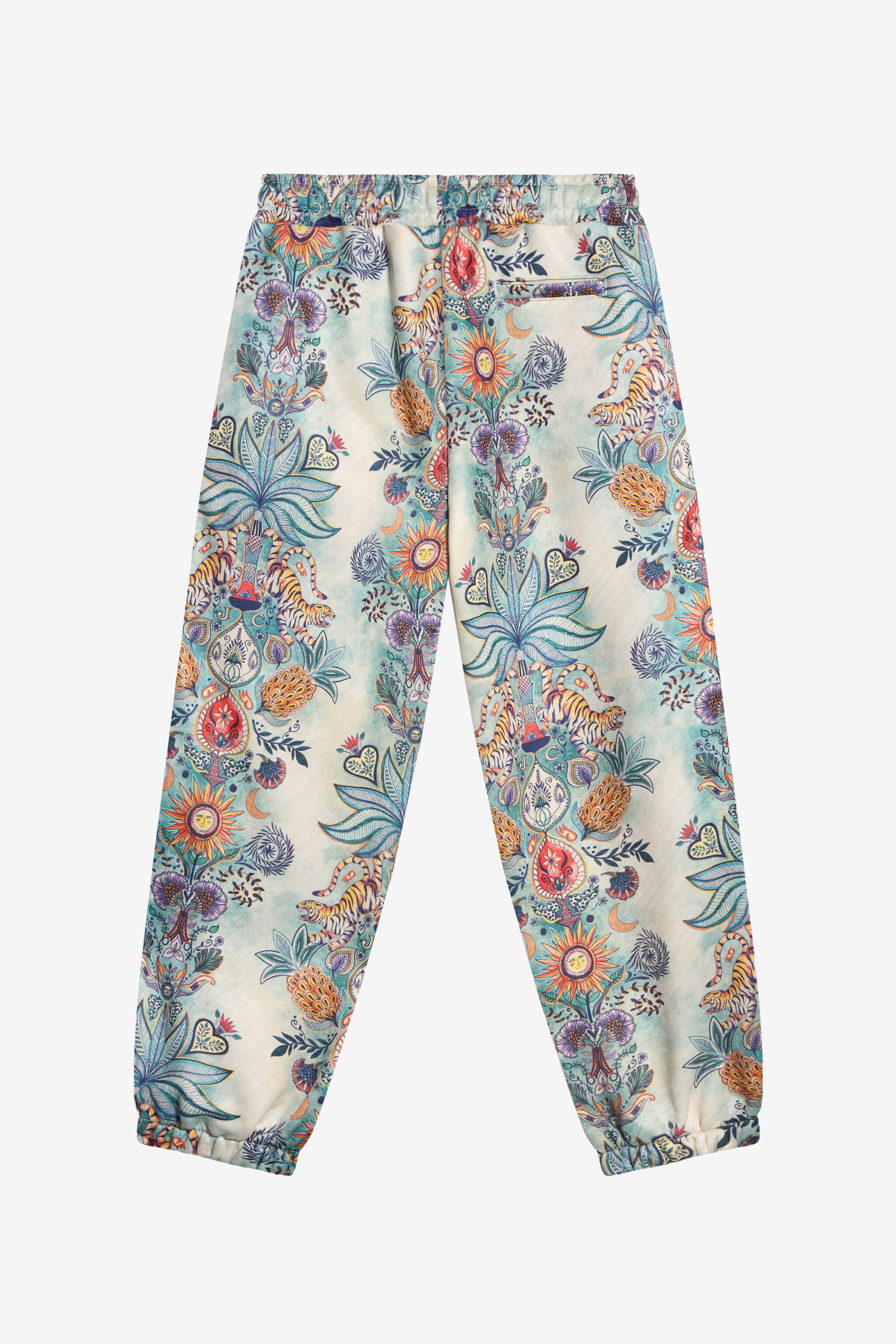 JC Tropical Garden Print Trousers TROPICAL GARDEN WFT22C-2O003