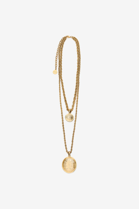 RC Collier Double Avec Pendentif Ray Of Gold Oro VKG002-AM021