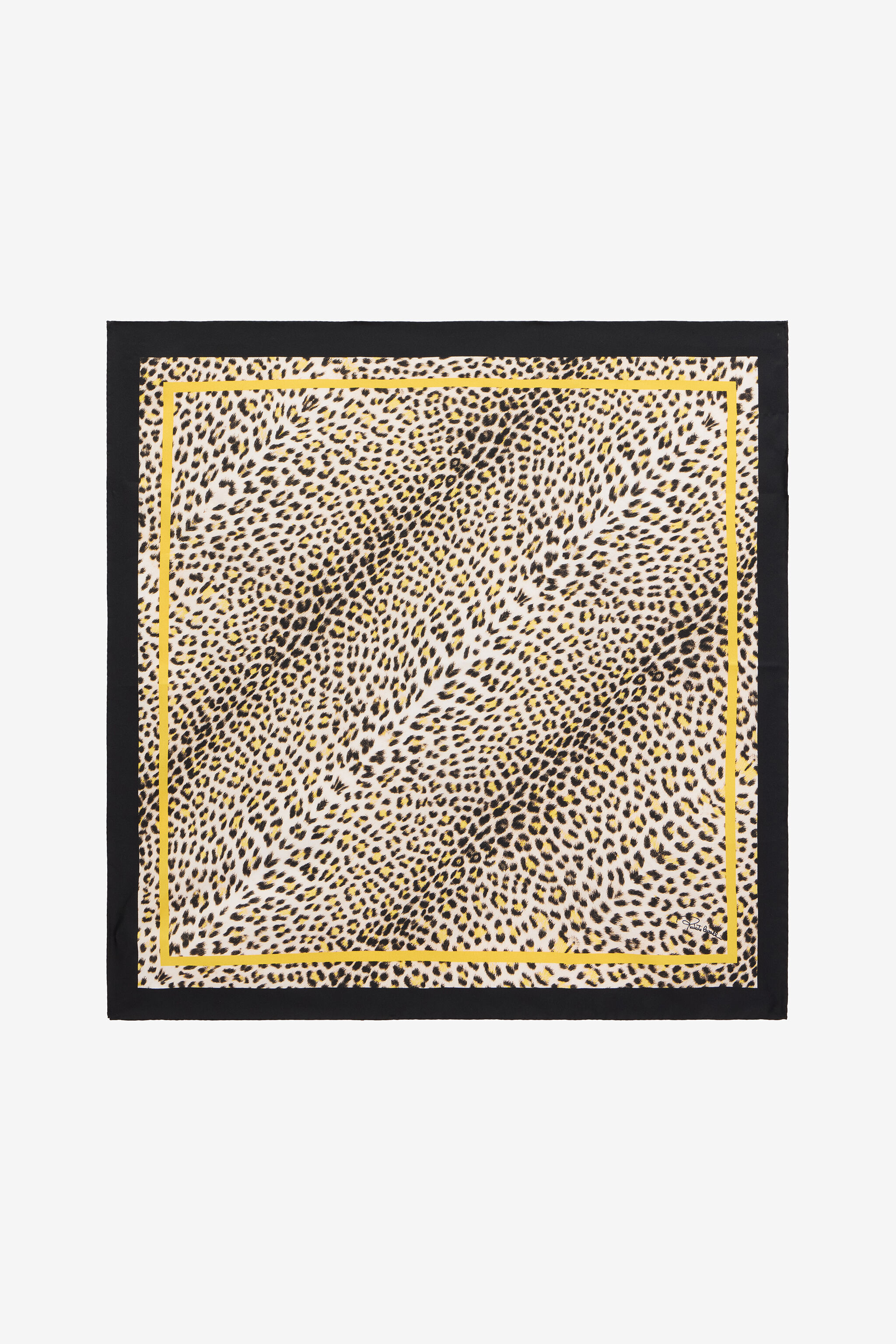 RC Seidentuch mit Pop-Jaguar-Print YELLOW/BLACK WQI004-OZR30