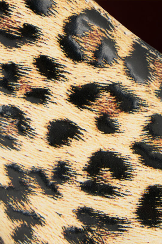RC Pumps aus Leder mit Animal-Print und Schlangendetail NATURAL WKS009-PZS02