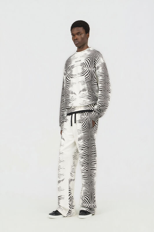 RC Sweatshirt Mit Zebra-Print WHITE/BLACK ZEBRA SOT66I-CF050