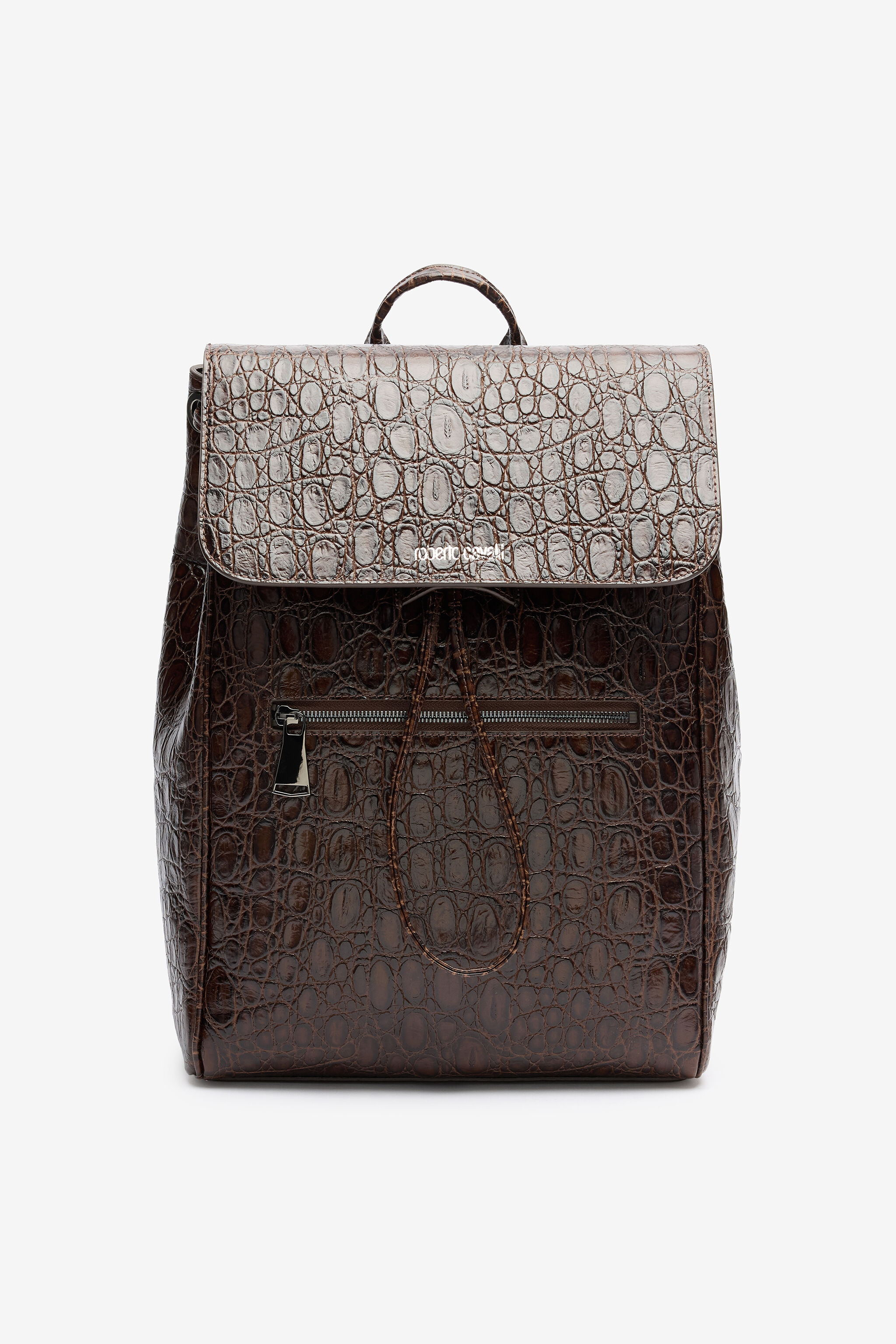 RC Mochila efecto escamas de cocodrilo Marrón URB003-PZU02