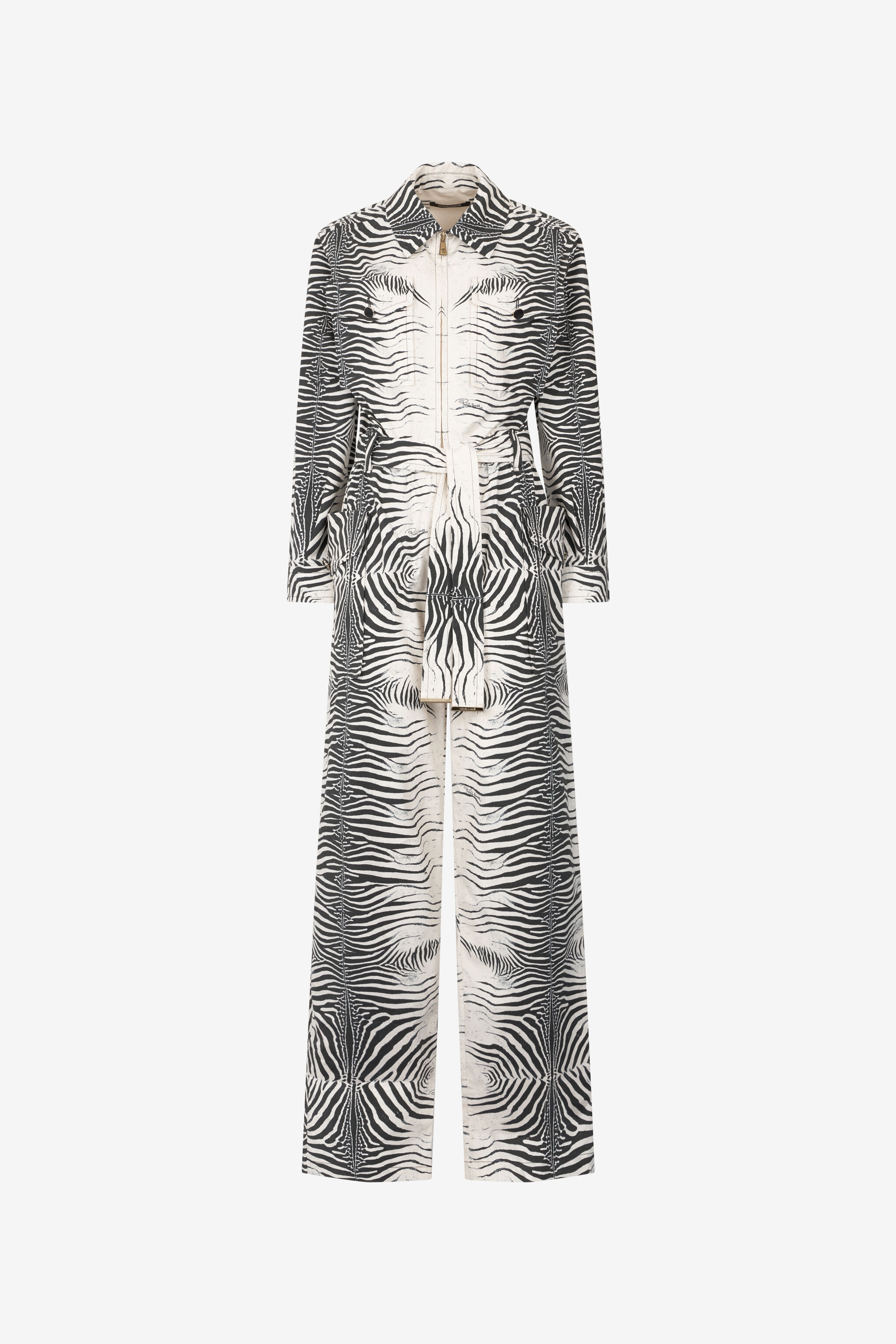 RC Jumpsuit mit Print Zebra Schwarz/Weiß UKT100-3AN49