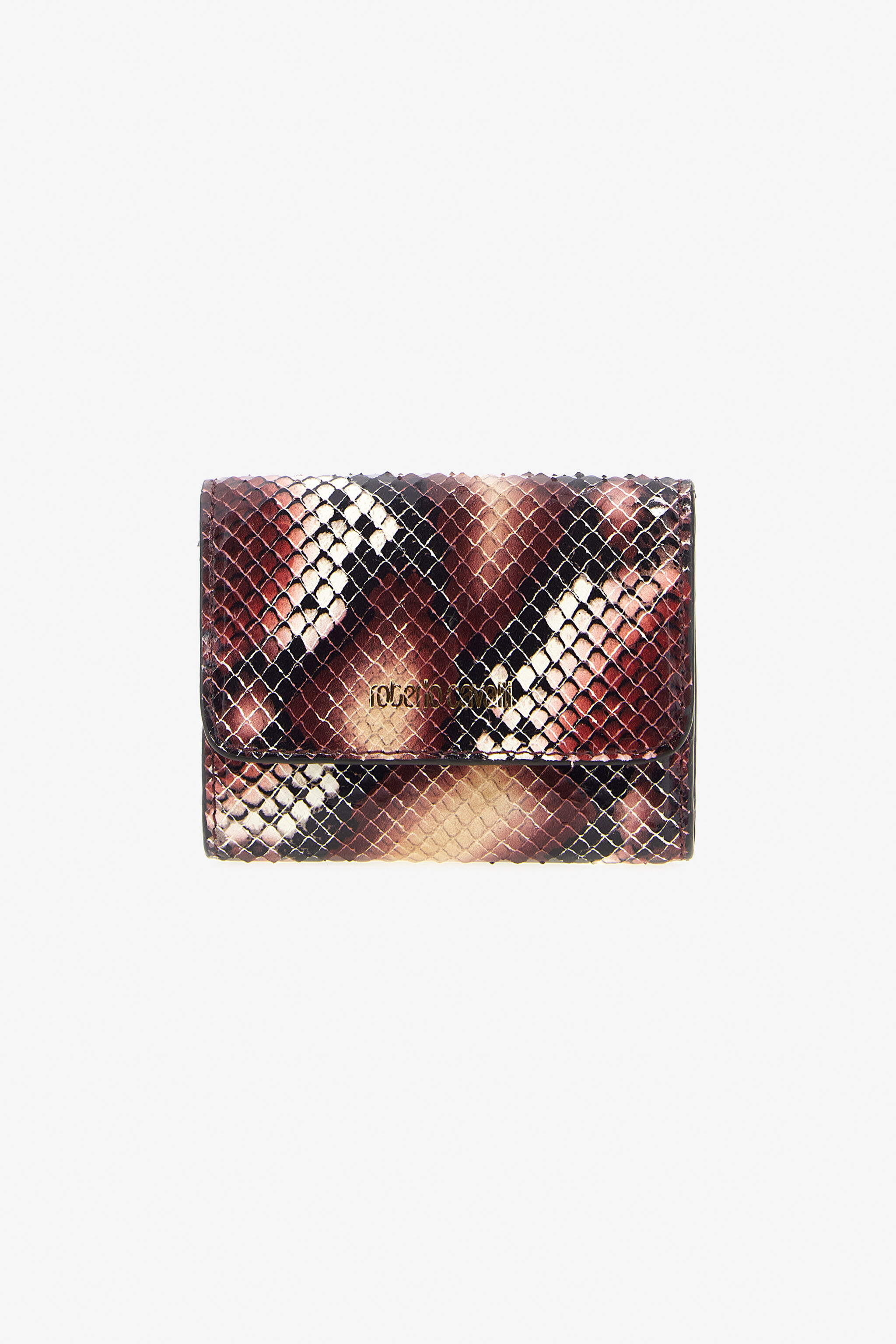 RC Cartera pequeña de piel estampada con logotipo Morado TKA002-PZ02S